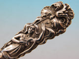 Raphael by Alvin Sterling Silver Flat Handle Master Butter 7 1/8" Floral Figural