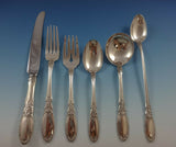 Old Mirror by Towle Sterling Silver Flatware Service For 12 Set 86 Pieces