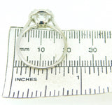 14k Gold .85ct Genuine Natural Diamond Ring with Diamond Halo (#J4123)