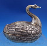 Tane Mexican Sterling Silver Candy Dish Covered Swan Shape GW Interior (#8468)