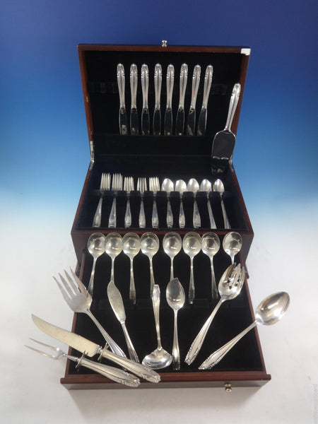 Stradivari by Wallace Sterling Silver Flatware Set For 8 Service 57 Pieces