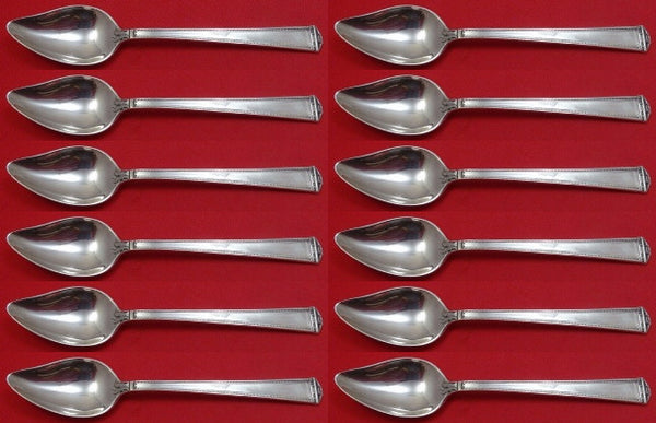 Pantheon by International Sterling Silver Grapefruit Spoon Set of 12 pcs 5 7/8"