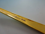Chapel Bells Gold by Alvin Sterling Silver Flatware Service Set 8 Vermeil 32 Pcs