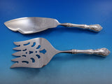Chateau Rose by Alvin Sterling Silver Fish Serving Set 2 Piece Custom Made HHWS