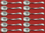 Waltz of Spring by Wallace Sterling Silver Ice Cream Dess. Fork Custom Set 12pc