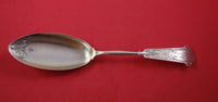 Arabesque by Wendt Sterling Silver Pudding Spoon GW Bright-Cut 9 5/8"