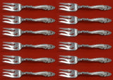 Decor by Gorham Sterling Silver Salad Fork Set 12 Pieces 6 1/2"