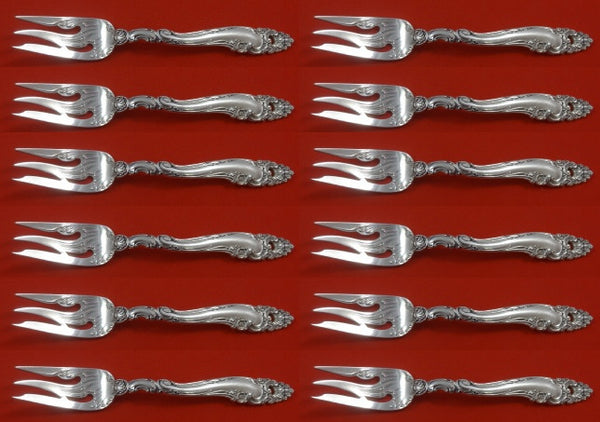 Decor by Gorham Sterling Silver Salad Fork Set 12 Pieces 6 1/2"