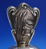Shiebler Sterling Silver Dinner Bell with Cattails Pond Lilies #175 (#8738)