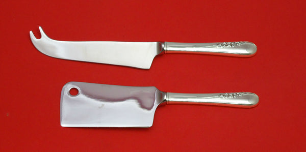 Blossom Time by International Sterling Silver Cheese Serving Set 2pc HHWS Custom