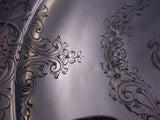 Dominick and Haff Sterling Silver Compote Engraved Flowers 1910 #2896 (#6932)