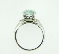 14k Gold Fancy Radiant Cut 1.80 Carat Genuine Natural Aquamarine Ring (#J4416)