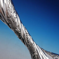 Chrysanthemum by Tiffany and Co Sterling Silver Tall Vase Outstanding (#4132)