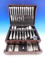 Anitra by Th. Olsens 830 Silver Flatware Set Service 109 pieces Norwegian Modern
