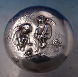 Unger Sterling Silver Dresser Jar Cover Pair (Covers Only) #7631 (#7473)