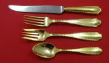 Marquise Vermeil By Tiffany Sterling Regular Size Place Setting(s) 4pc Gold