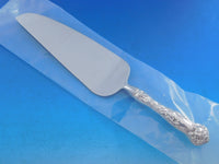 Bridal Rose by Alvin Sterling Silver Pie Server HH w/Stainless Custom 10 1/8"