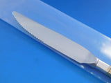 Golden Tradewinds by In Sterling Silver Steak Knife Set 4pc 9.5" Serrated Custom