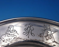 Meriden Britannia Sterling Silver Child's Plate Nursery Rhyme Kids #858 (#5256)