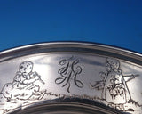 Meriden Britannia Sterling Silver Child's Plate Nursery Rhyme Kids #858 (#5256)