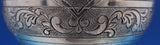 Italian Sterling Silver Goblet with beaded floral & engraved design (#8370)