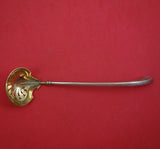 Angelo by Gorham Sterling Silver Sugar Sifter Ladle Gold Washed Bright-Cut 8"