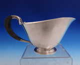 Georg Jensen Sterling Silver Gravy Boat Wood Handle #896 3 1/2" x 7 1/4" (#8703)