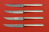 Trilogy by Gorham Sterling Silver Steak Knife Set 4pc HHWS Custom Made 8 1/2"