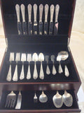 Fontaine by International Sterling Silver Flatware Set 8 Service 65 Pcs "L" Mono