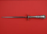 Pansy by International Sterling Silver Roast Carving Hone HH w/Steel 13 1/4"