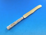 Lap Over Edge Acid Etched by Tiffany Sterling Dessert Knife GW HHAS w/ Branch