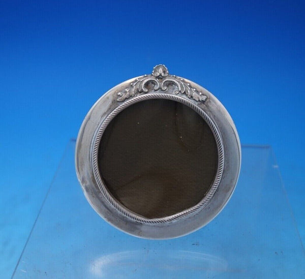 .900 Silver Picture Frame Round 3 7/8" x 2 7/8" (#6816-2)