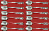 Fontaine by International Sterling Silver Ice Cream Dessert Fork Custom Set 12pc