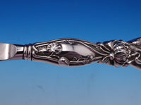 Simons Bros Art Nouveau Sterling Silver Shoe Horn w/Woman HH SP 9" #1532 (#7794)