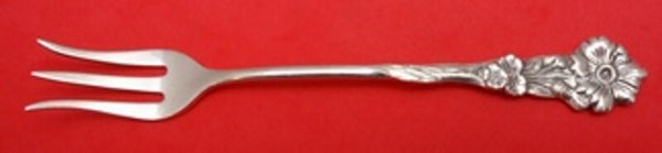 Harlequin by Reed and Barton Sterling Silver Cocktail Fork 3-Tine Violets 5 1/2"