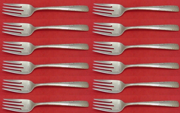 Camellia by Gorham Sterling Silver Salad Fork Set 12 pieces 6 3/4"