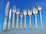 Cactus by Georg Jensen Danish Sterling Silver Flatware Set Service 111 pc Dinner