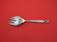 Acorn - Estate by Georg Jensen Sterling Silver Salad Serving Fork #112  9 1/2"