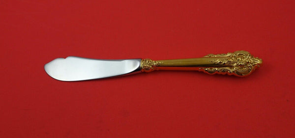 Grande Baroque Vermeil By Wallace Sterling Master Butter hollow handle 6 3/4"