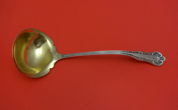 Chatelaine by Lunt Sterling Silver Soup Ladle Gold Washed 12"
