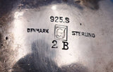 Blossom by Georg Jensen Sterling Silver Footed Tea Strainer Stand Bowl 2B 4352-2