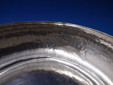 Arts & Crafts by Porter Sterling Silver Serving Bowl Hand Hammered (#6101)