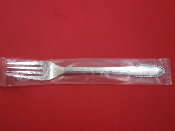 Beaded by Georg Jensen Sterling Silver Luncheon Fork 6 7/8" New