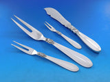 Princess Fuchsia by Frigast Sterling Silver Flatware Set Service 73 Pcs Dinner