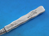 Lap Over Acid Etched by Tiffany Sterling Silver Fruit Fork HH AS Foliage 7"