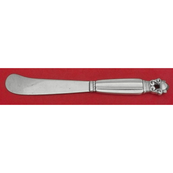 Acorn by Georg Jensen Sterling Silver Butter Spreader HH AS with GI/GJ Mark 6"