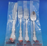 Rose Tiara by Gorham Sterling Silver Flatware Set for 8 Service 48 Pieces New