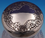 Gorham Sterling Silver Cut Crystal Glass Perfume Bottle D1668 Floral (#9145)