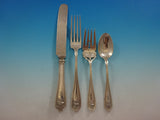 Basket of Flowers by D&H Sterling Silver Flatware Set Service 40 pcs M Monogram