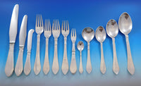 Continental Georg Jensen Sterling Silver Flatware Set 12 Service 164 pcs Dinner